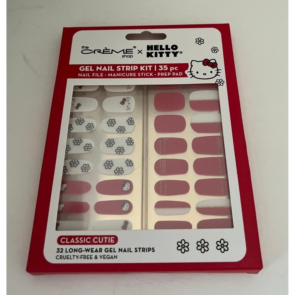 The Crème Shop x Hello Kitty Gel Nail Strip Kit NEW